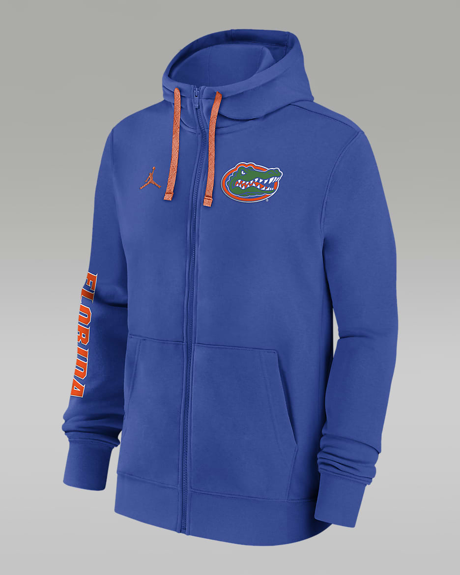 Florida Gators Sideline Team Issue Men s Jordan College Full Zip Hoodie